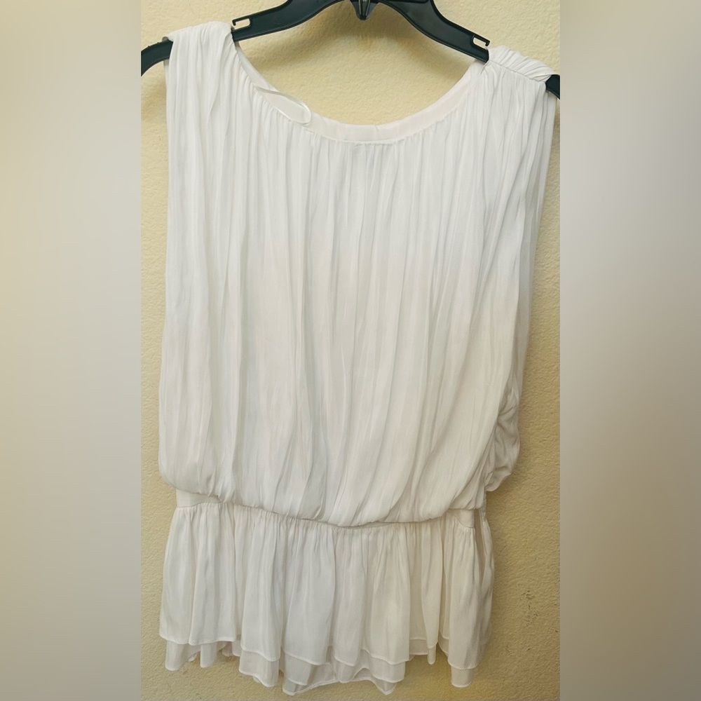 Women shirt, Round Neck Cinched Waist